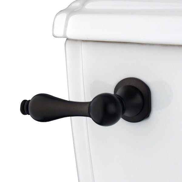 Victorian Toilet Tank Lever, Oil Rubbed Bronze